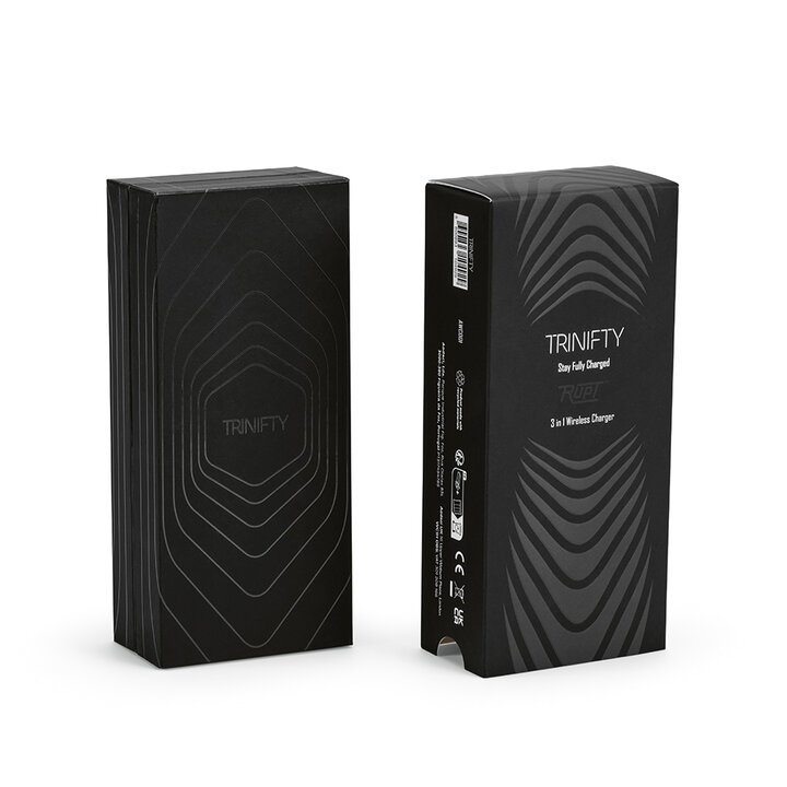 wireless charger trinifty 18 w with logo