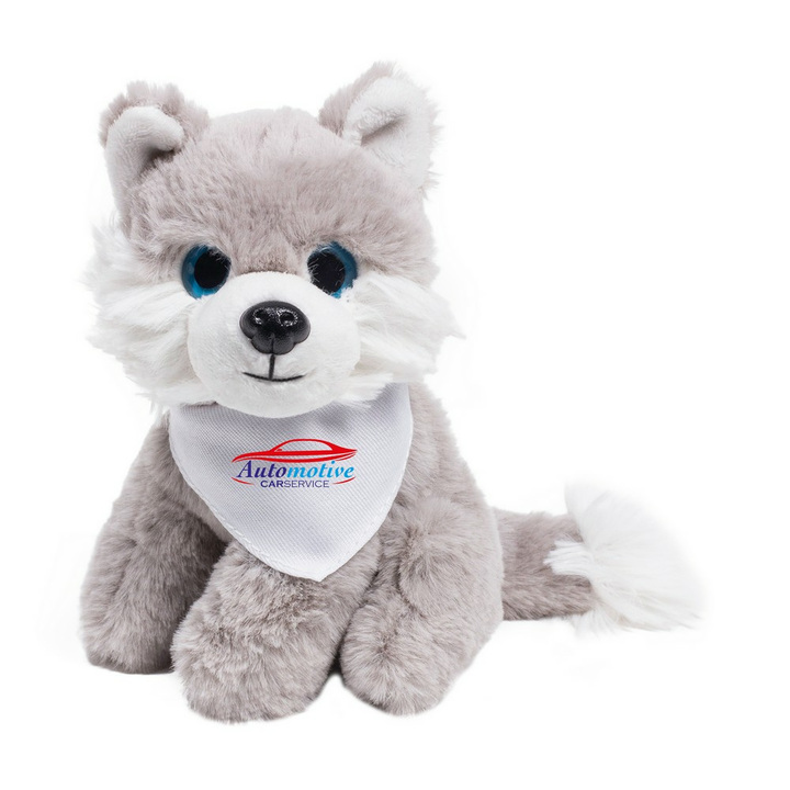 soft plush toy fang with logo