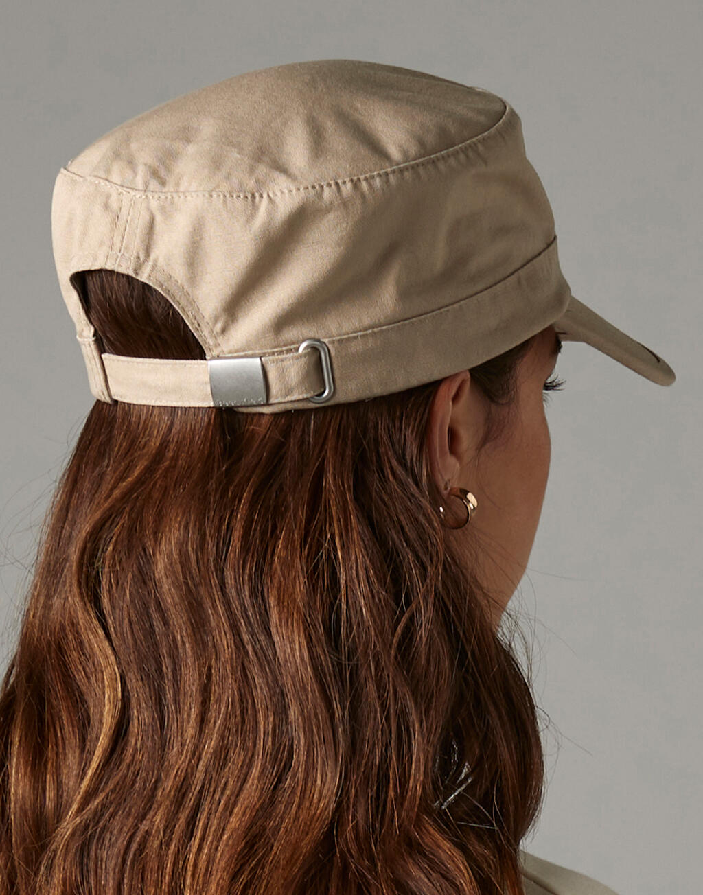 nokamüts 1 panel strapback army with logo