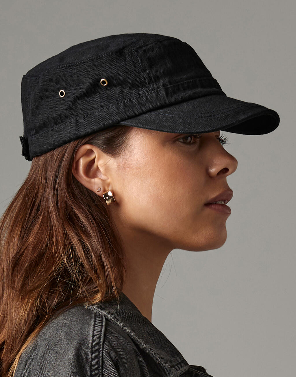 nokamüts 1 panel velcroback army urban with logo