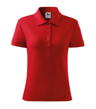 polosärk cotton heavy naistele with logo