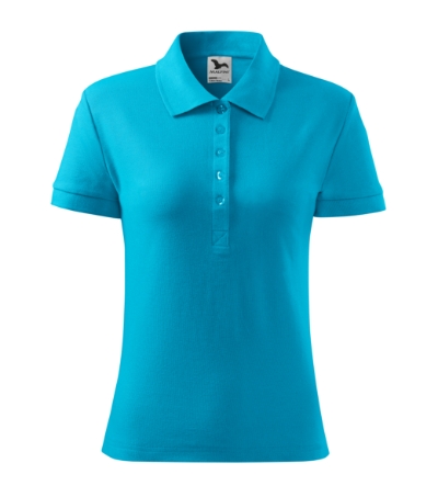 polosärk cotton heavy naistele with logo