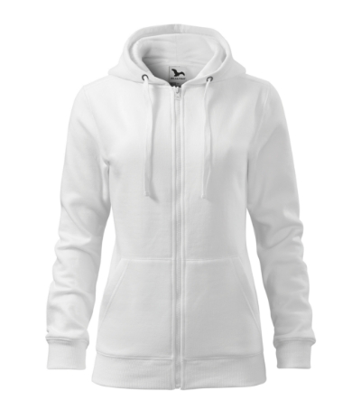 hoodie trendy zipper women's with logo