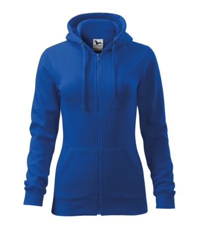hoodie trendy zipper women's with logo
