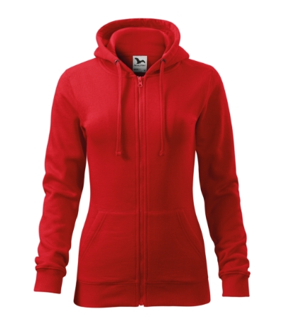 hoodie trendy zipper women's with logo
