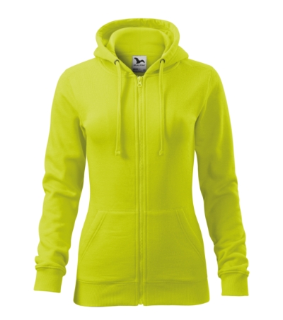 hoodie trendy zipper women's with logo