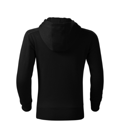 hoodie trendy zipper kid's with logo