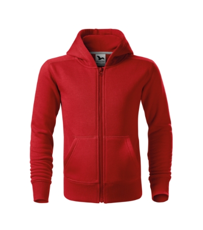 hoodie trendy zipper kid's with logo