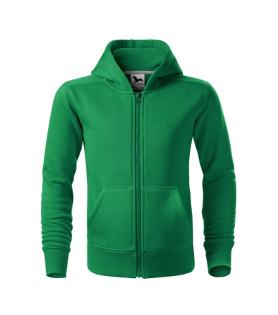 hoodie trendy zipper kid's with logo