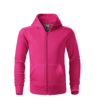 hoodie trendy zipper kid's with logo