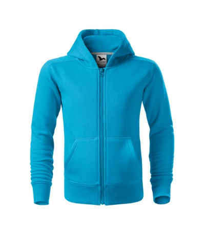 hoodie trendy zipper kid's with logo