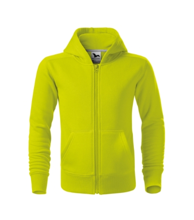hoodie trendy zipper kid's with logo