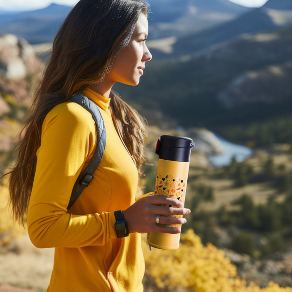 tumbler galaxy meteor black 320 ml with logo