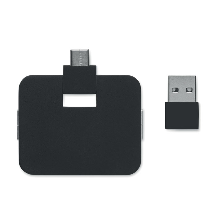 usb hub square-c with logo