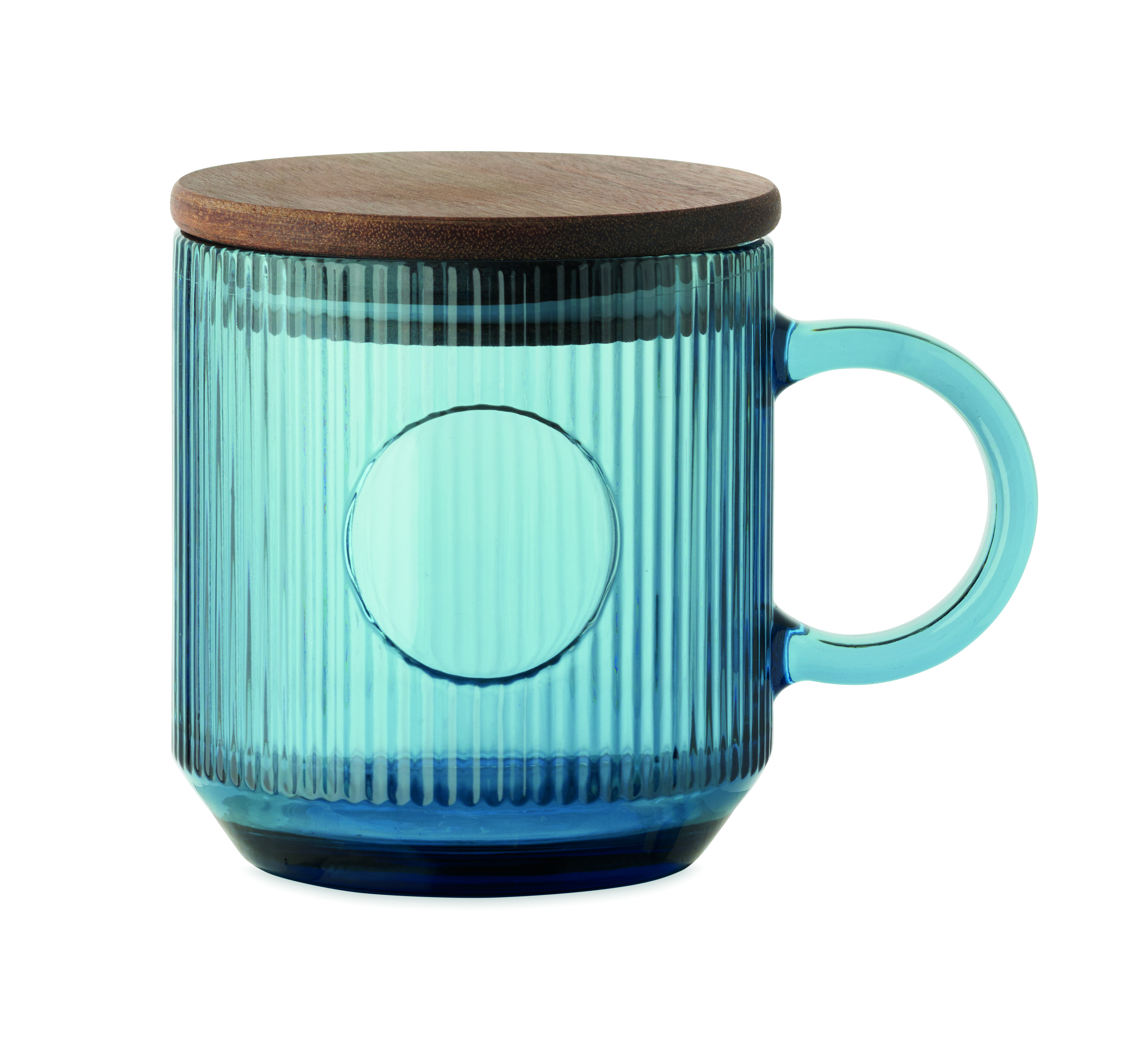 glass mug vitrio mug 300 ml with logo