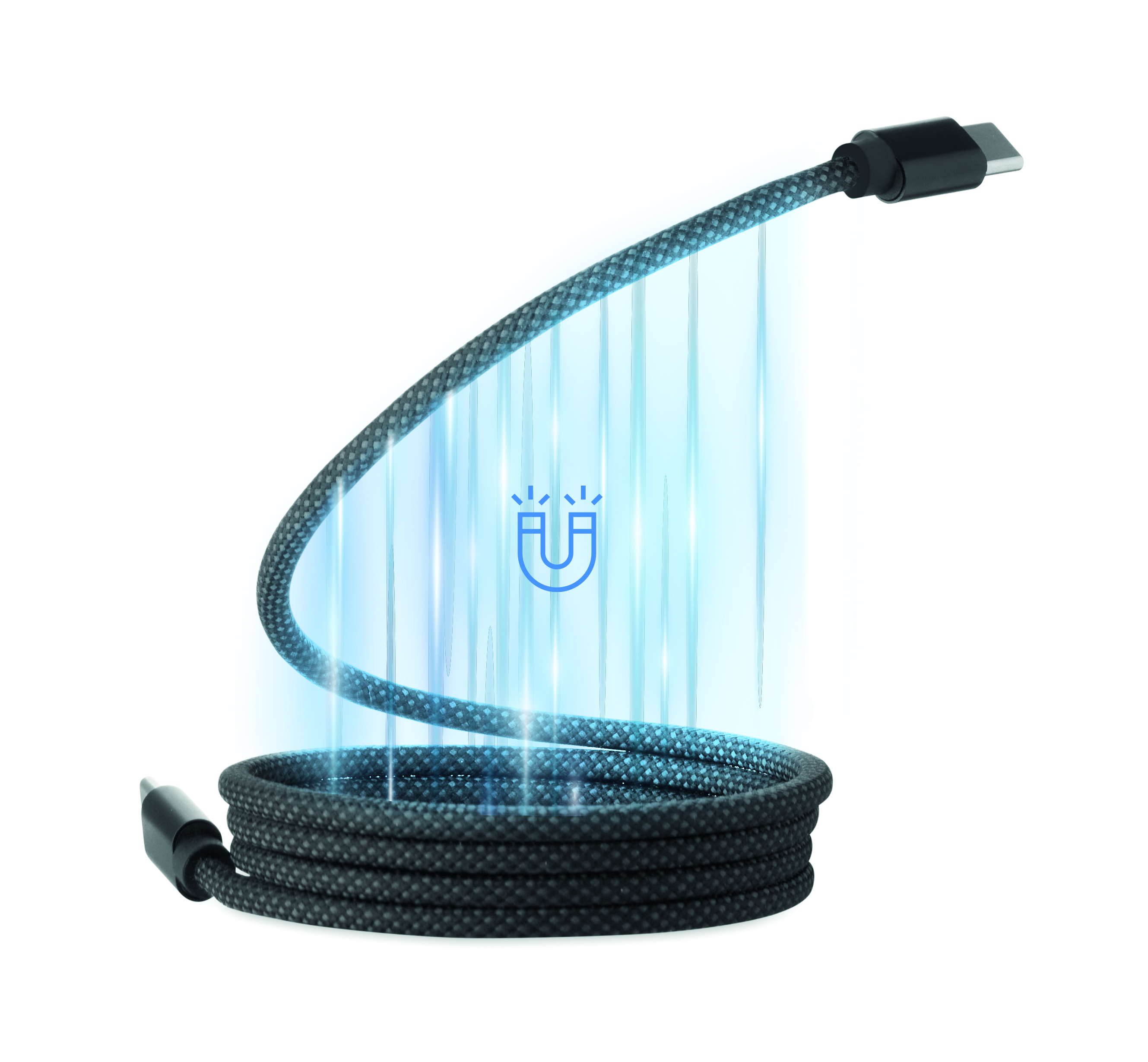 charging cable braid with logo