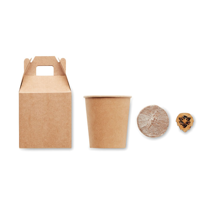 taimekasvatuskomplekt männipuu with logo