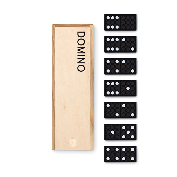 lauamäng domino with logo