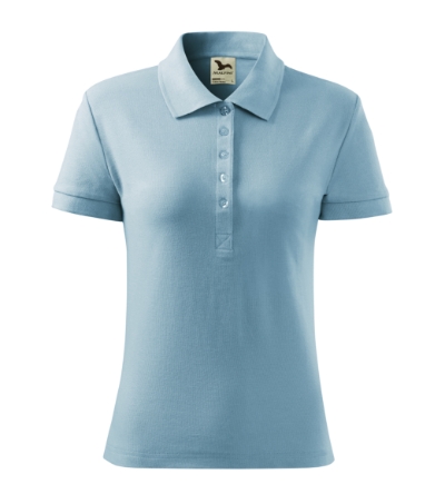 polo shirt cotton heavy women's with logo
