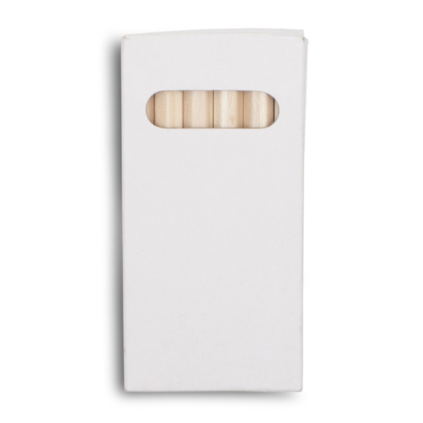 värvipliiatsite komplekt lühike 6 tk with logo