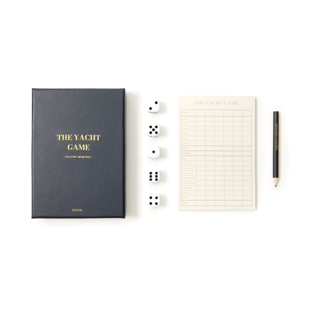 lauamäng yatzy with logo