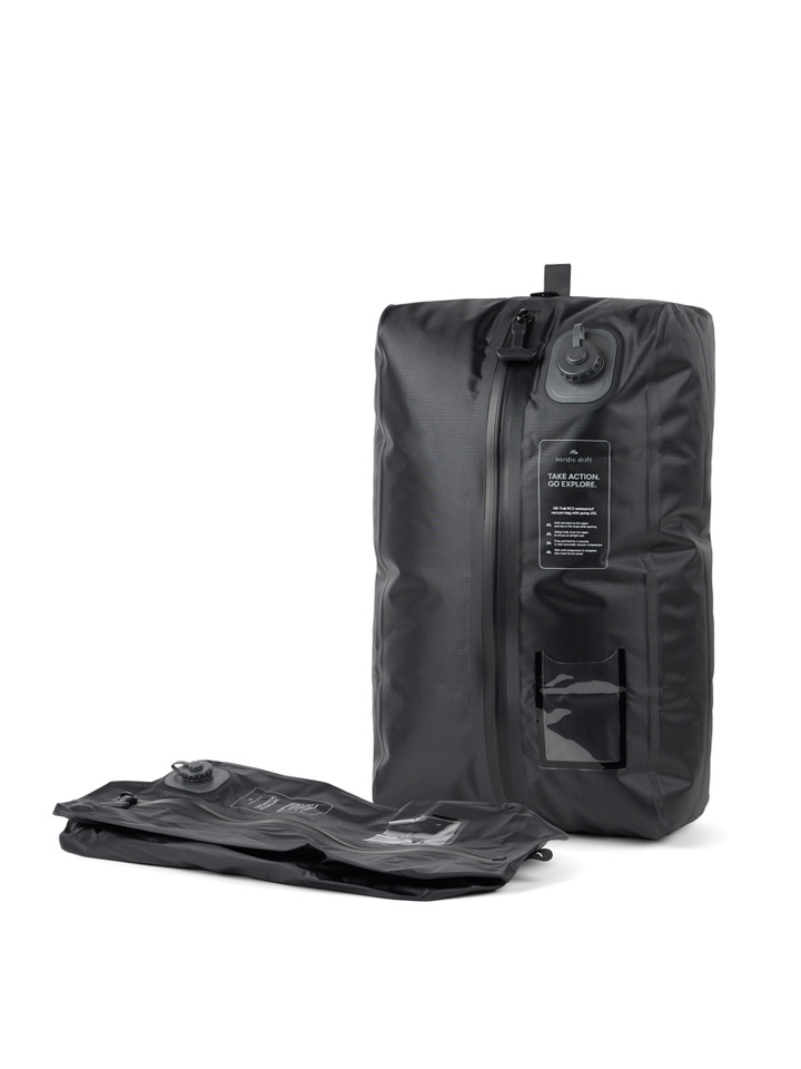 waterproof bag nordic drift trail 20 l with logo