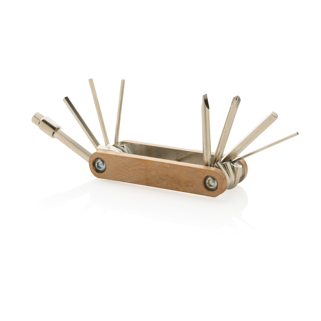 multitööriist puidust kuuskant with logo