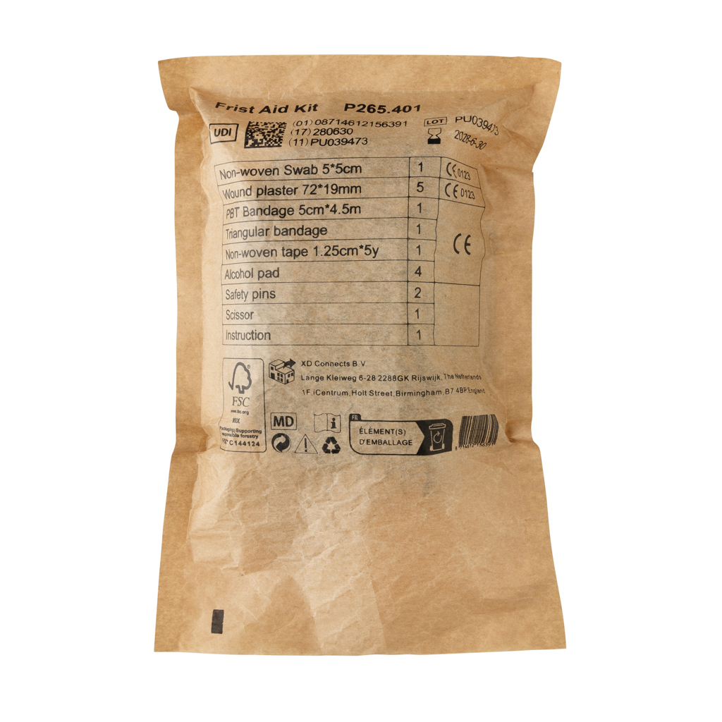 esmaabitarvete komplekt vegannahast kotis väike with logo