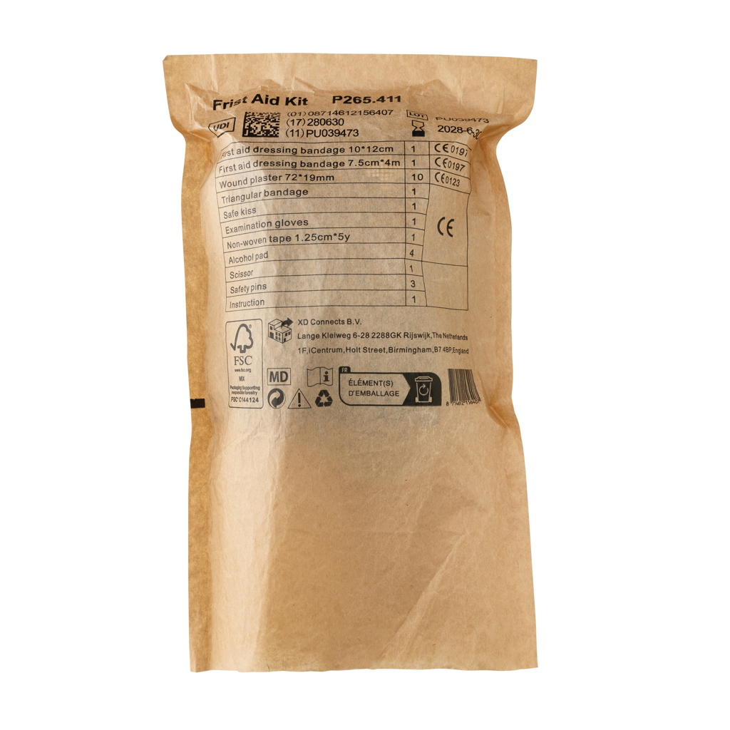 esmaabitarvete komplekt vegannahast kotis suur with logo