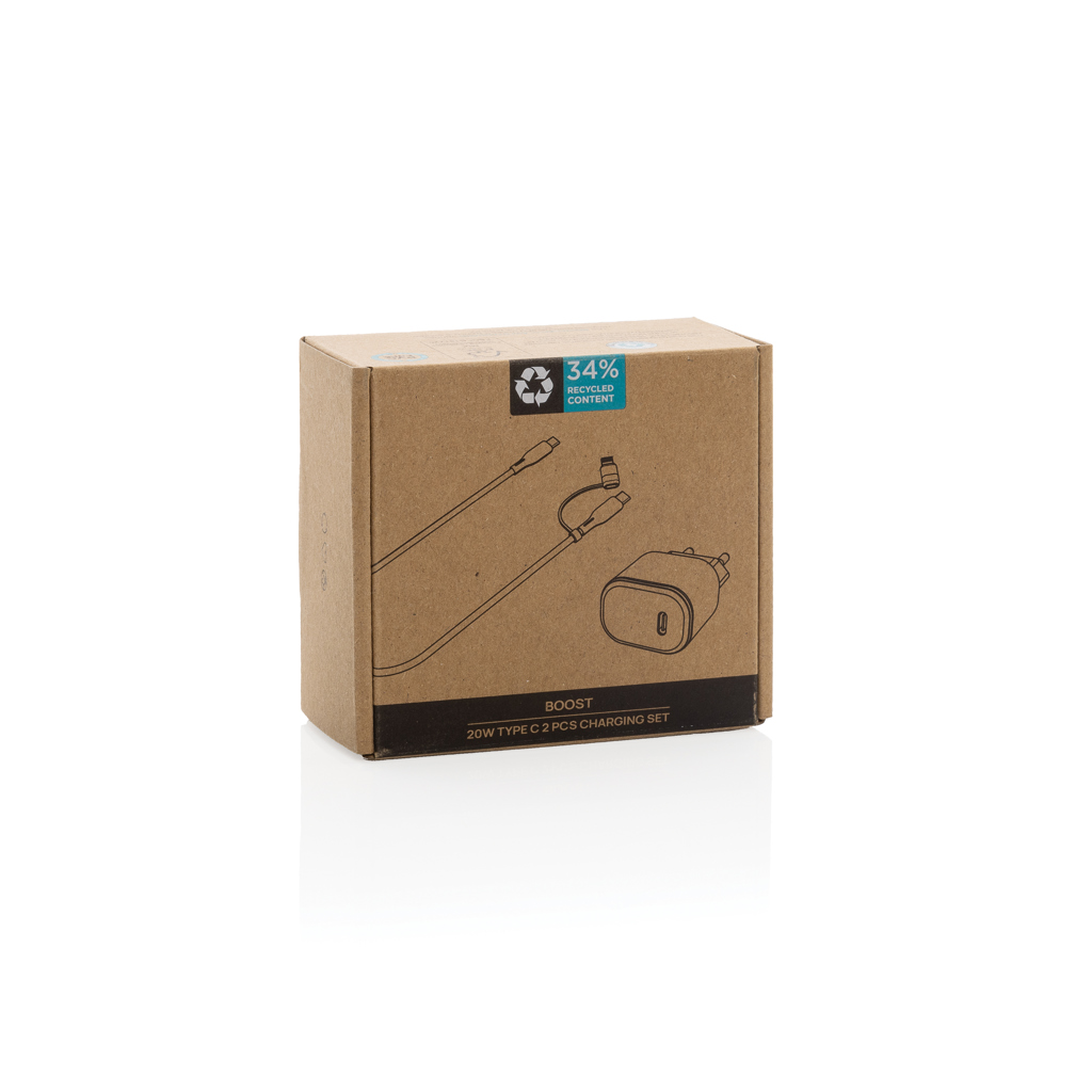 laadimiskomplekt 2 -osaline boost 20 w with logo