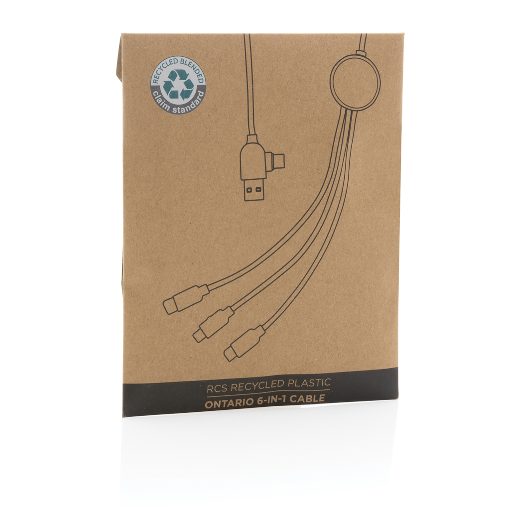 laadimiskaabel 6-in-1 ontario with logo