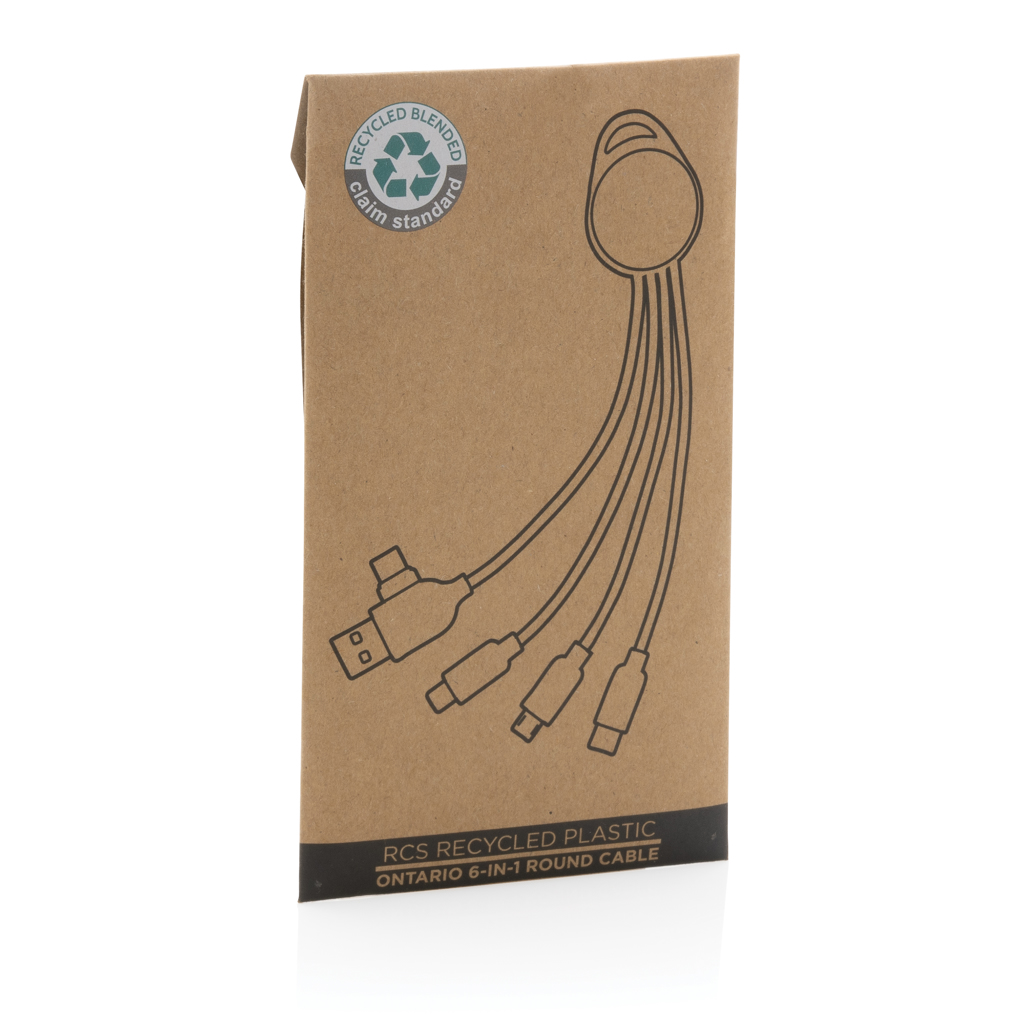 laadimiskaabel 6-in-1 ontario round with logo