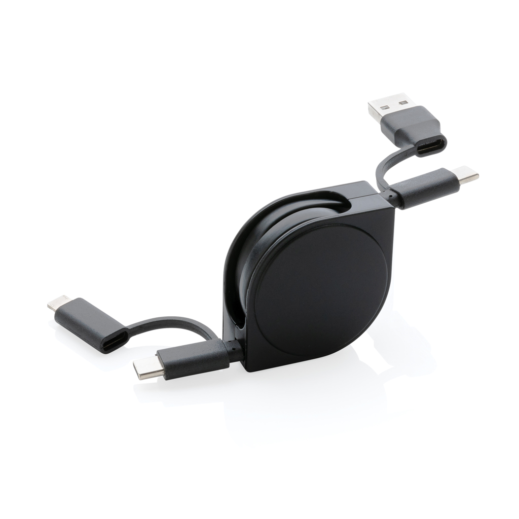 laadimiskaabel rullikuga 6-in-1 tpe with logo