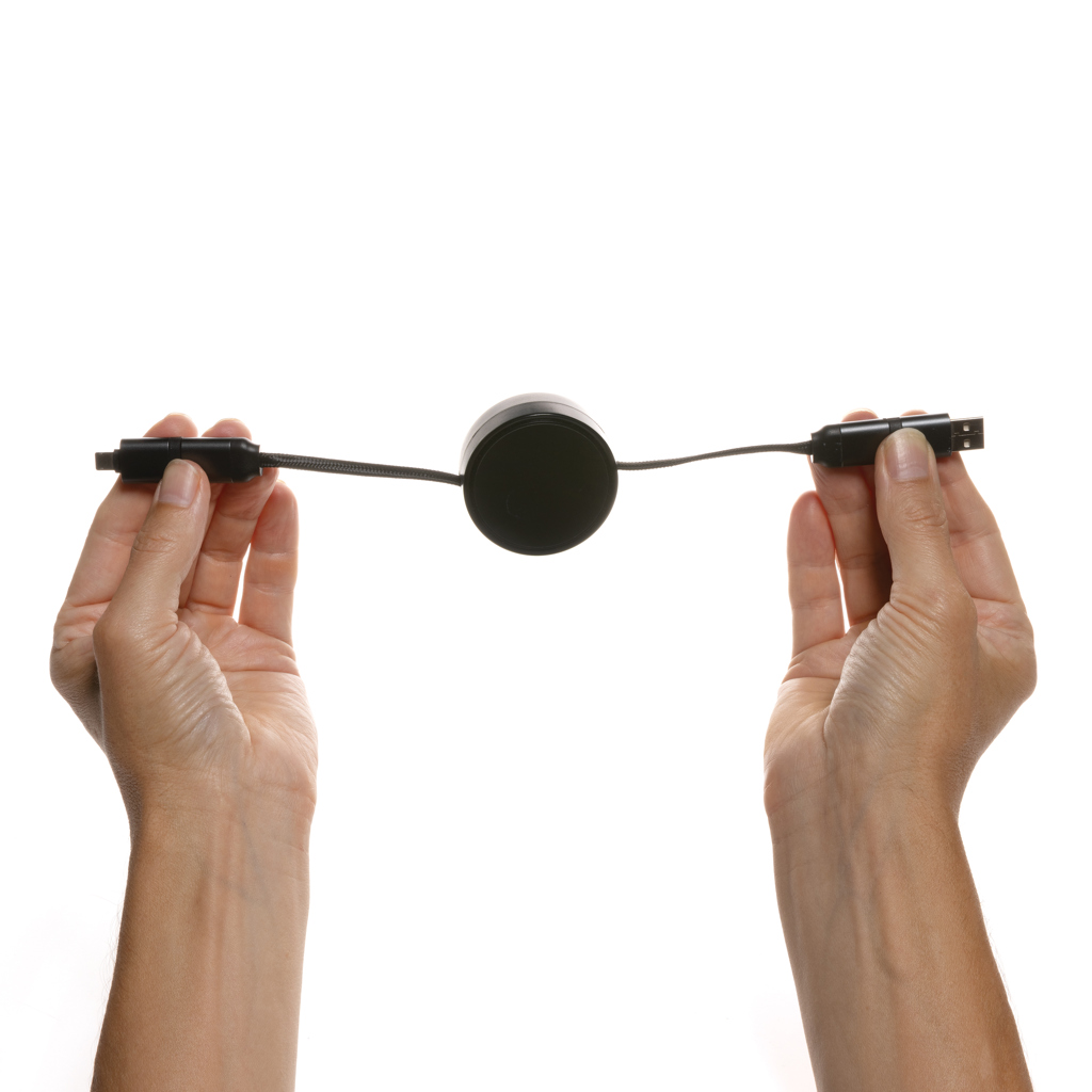 laadimiskaabel 6-in-1 terra charging retractable with logo