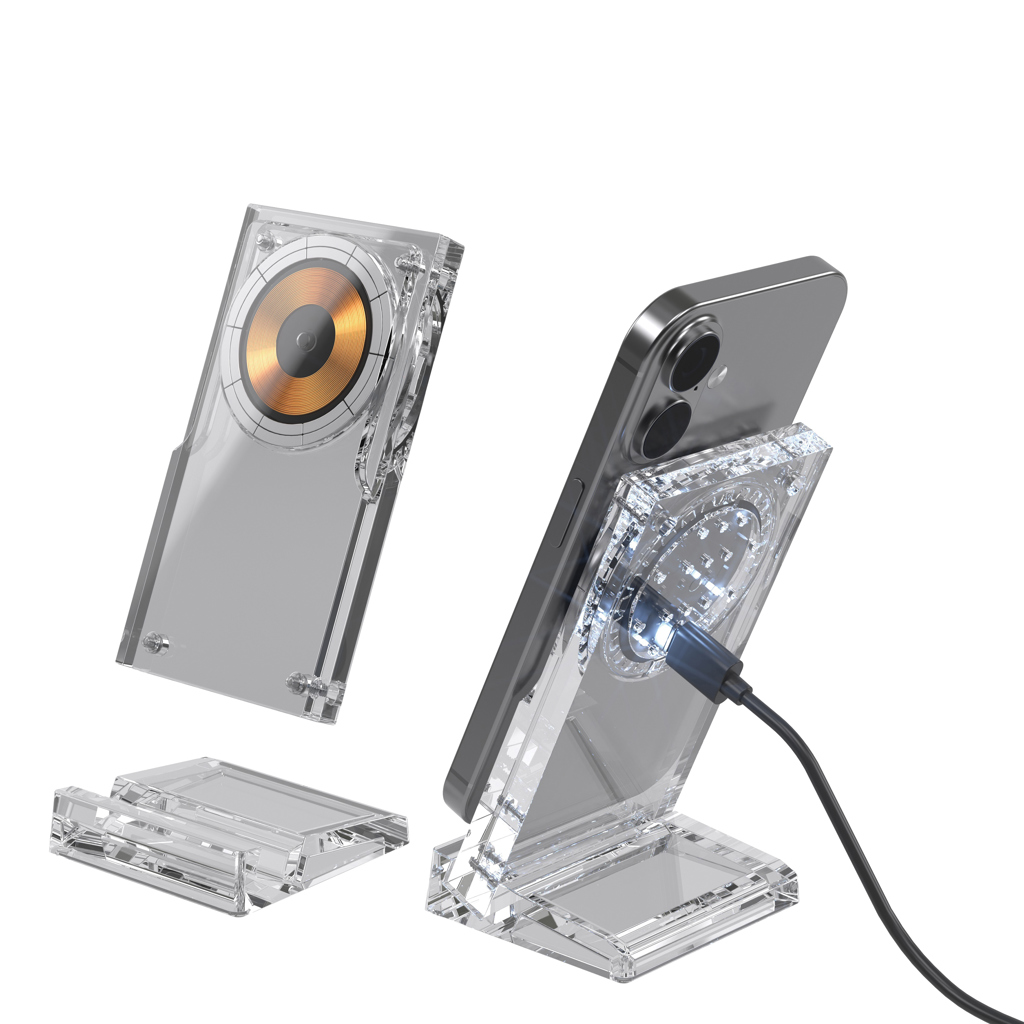 telefonihoidja magcharge wireless charger 15 w with logo