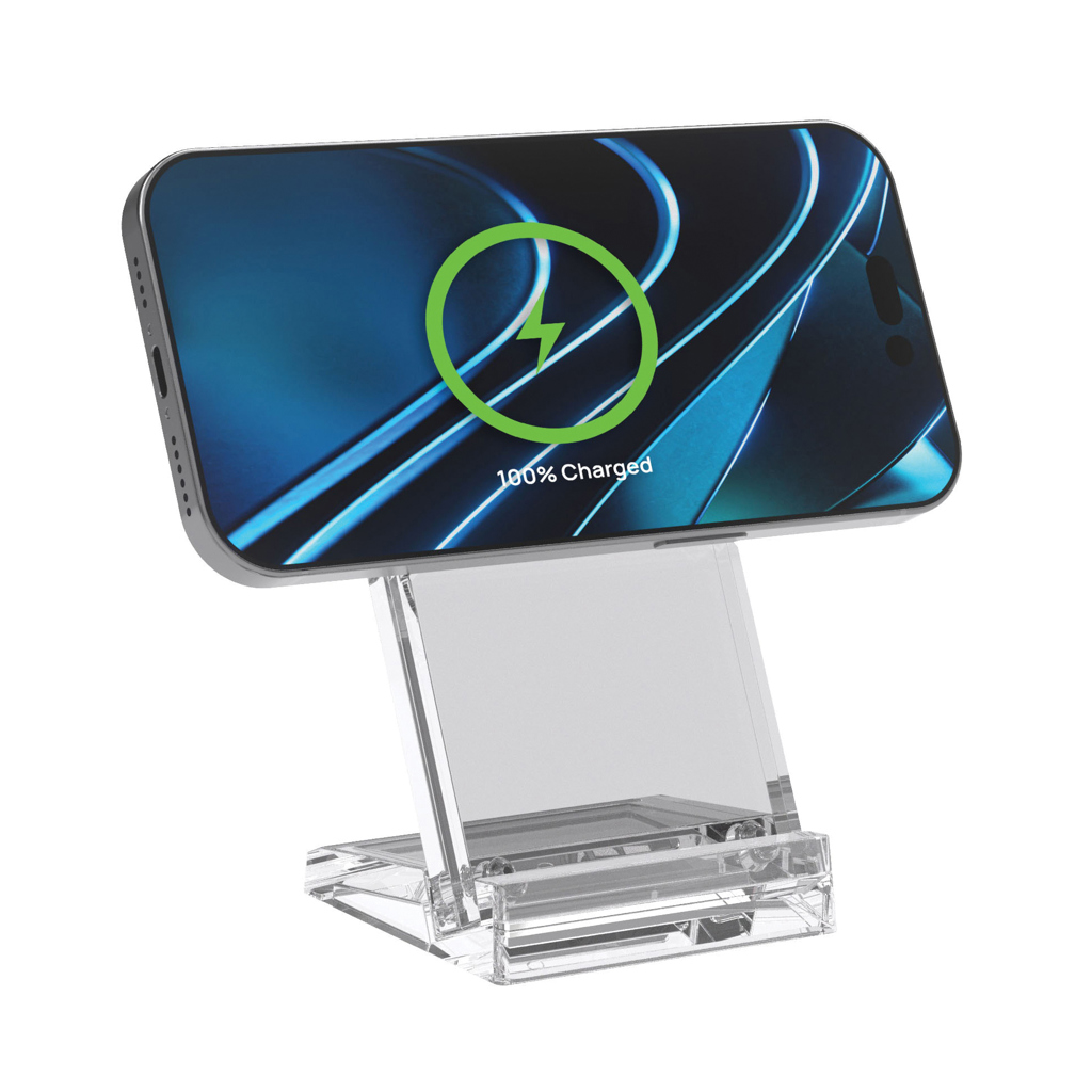 telefonihoidja magcharge wireless charger 15 w with logo