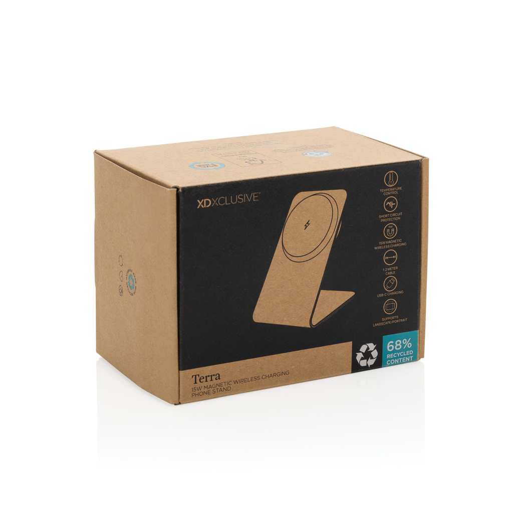 juhtmevaba laadija terra aluminium 15 w with logo