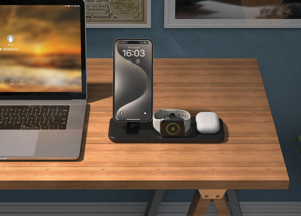 juhtmevaba laadija urban vitamin torrance 15 w with logo