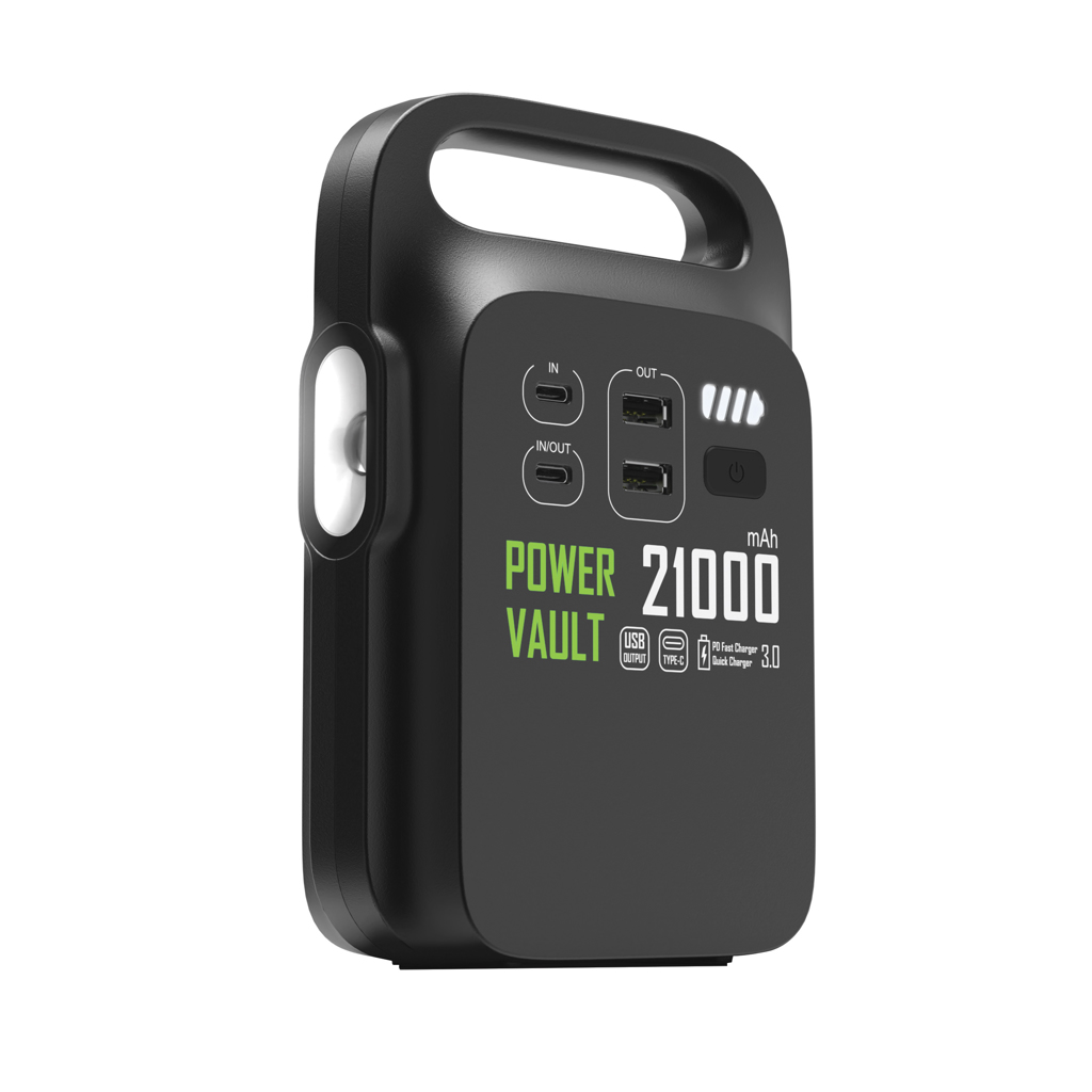 akupank 21000 mah power vault 18 w with logo