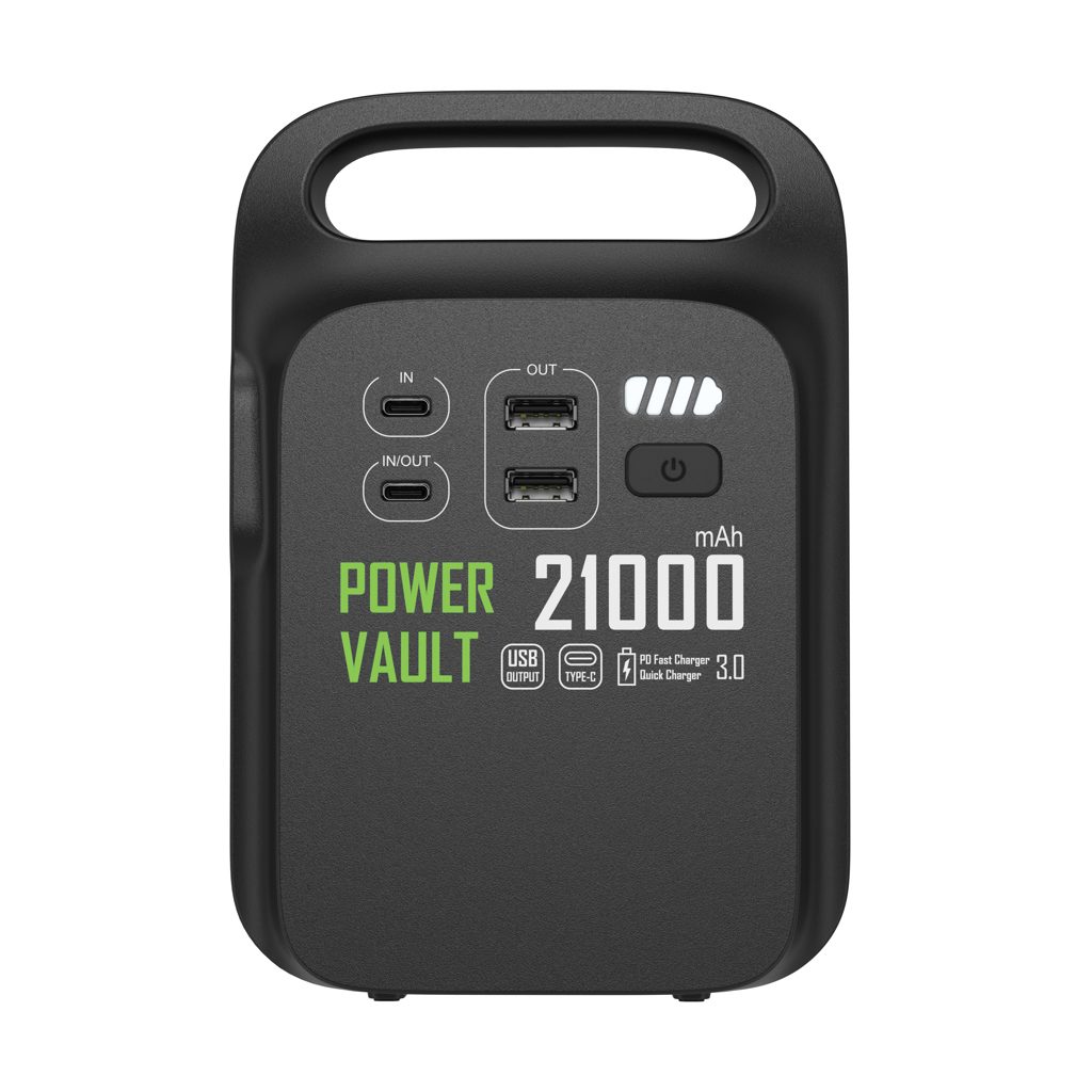akupank 21000 mah power vault 18 w with logo