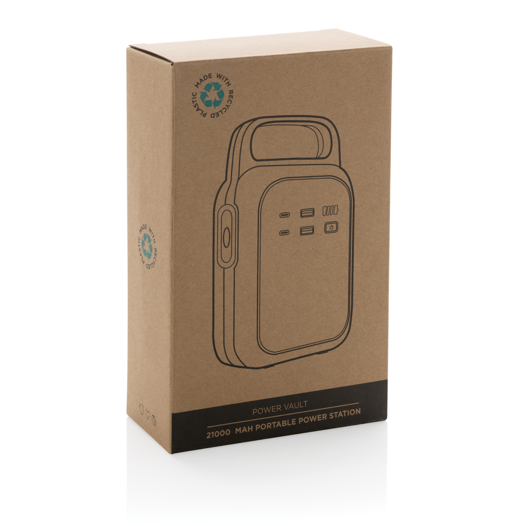 akupank 21000 mah power vault 18 w with logo