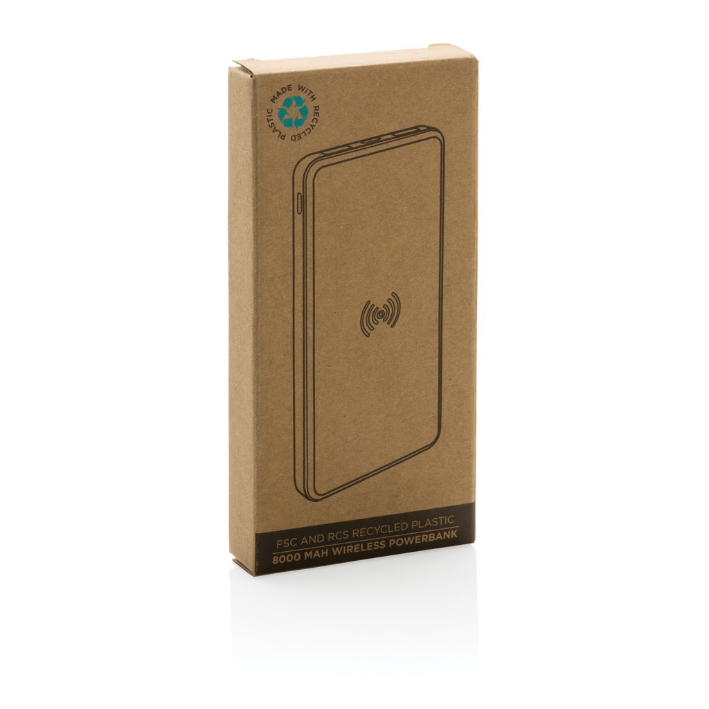 akupank 8000 mah juhtmevaba laadijaga bambus fsc 10 w with logo