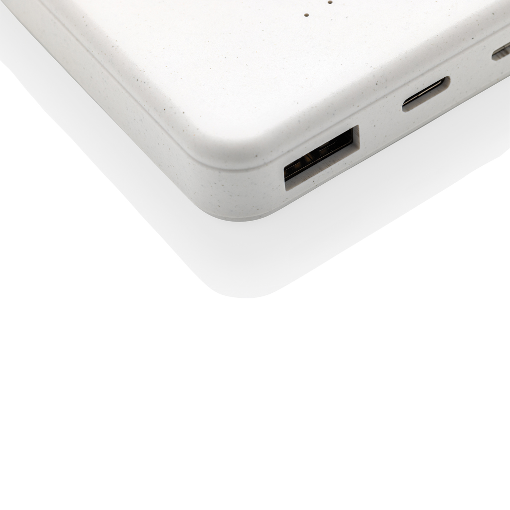 powerbank 5000 mah recycled wireless charging 5 w with logo
