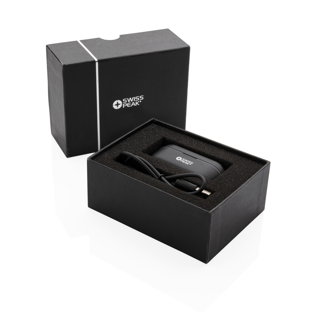 kõrvaklapid swiss peak with logo