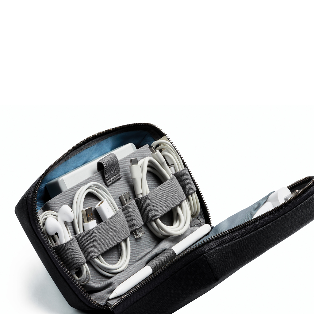 elektroonikakott bellroy tech with logo